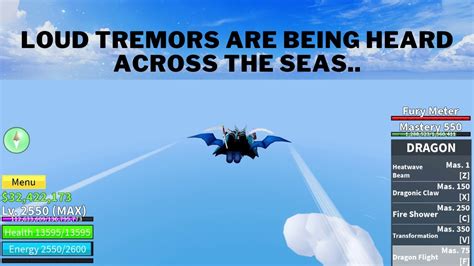 loud tremors are being heard across the seas blox fruit